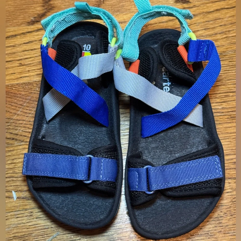 NWT Carter's Boys Delray‎ Sandals Machine Washable Summer Beach Vacation Swim